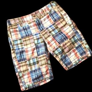 L.L. Bean Women's 2 Reg Plaid Cotton Color Shorts
